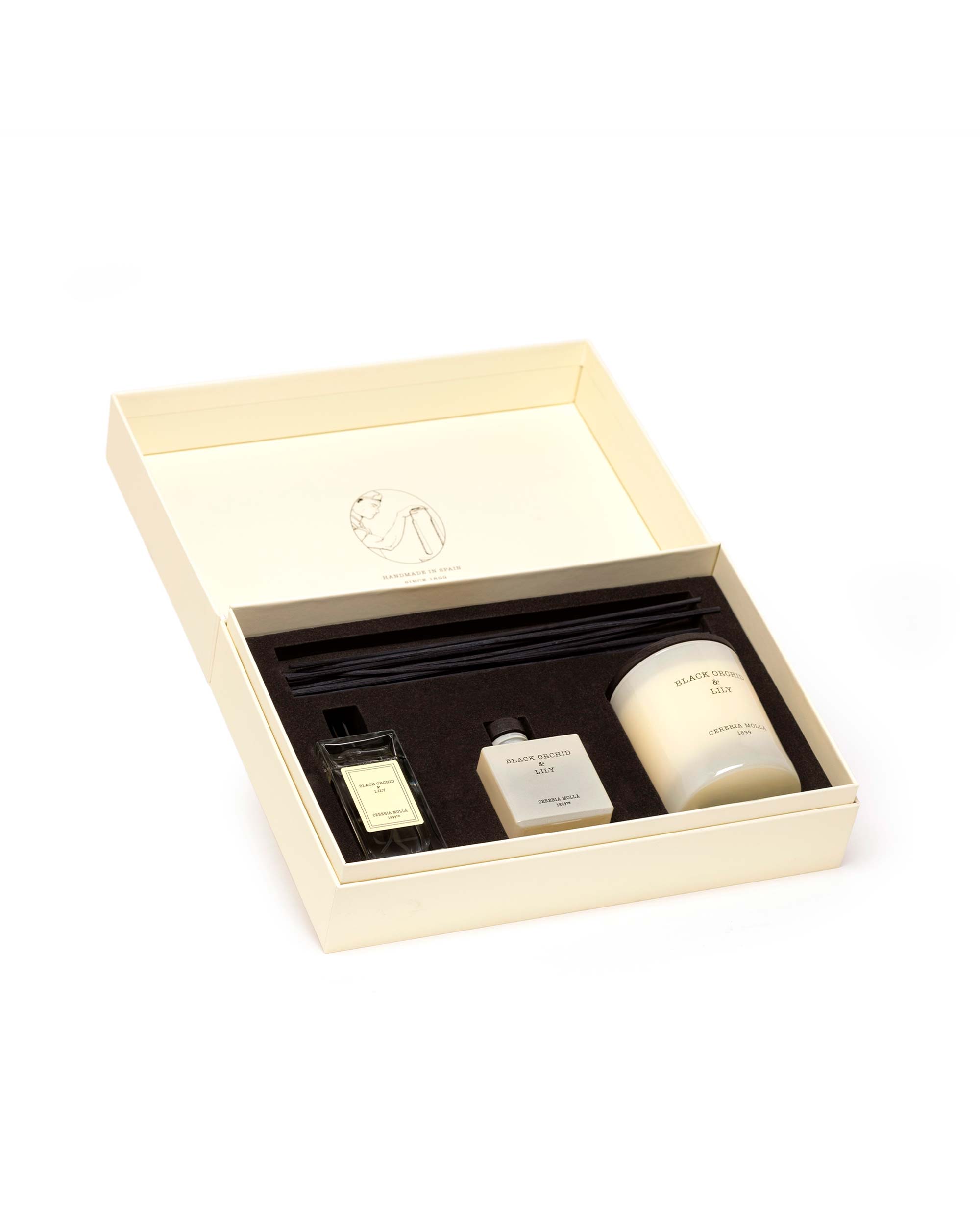 Estuche Premium Vela, Mikado y Body Mist