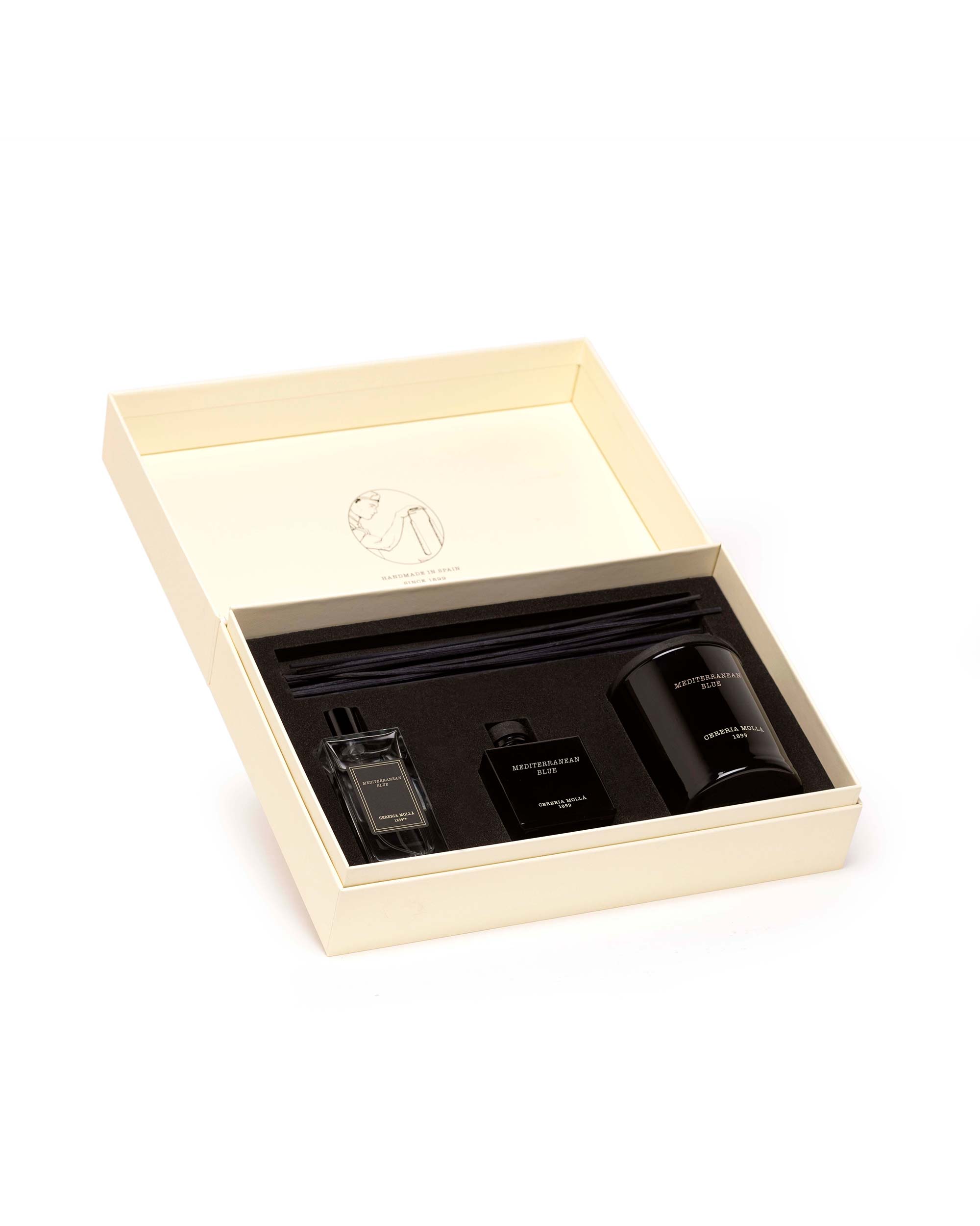 Estuche Premium Vela, Mikado y Body Mist