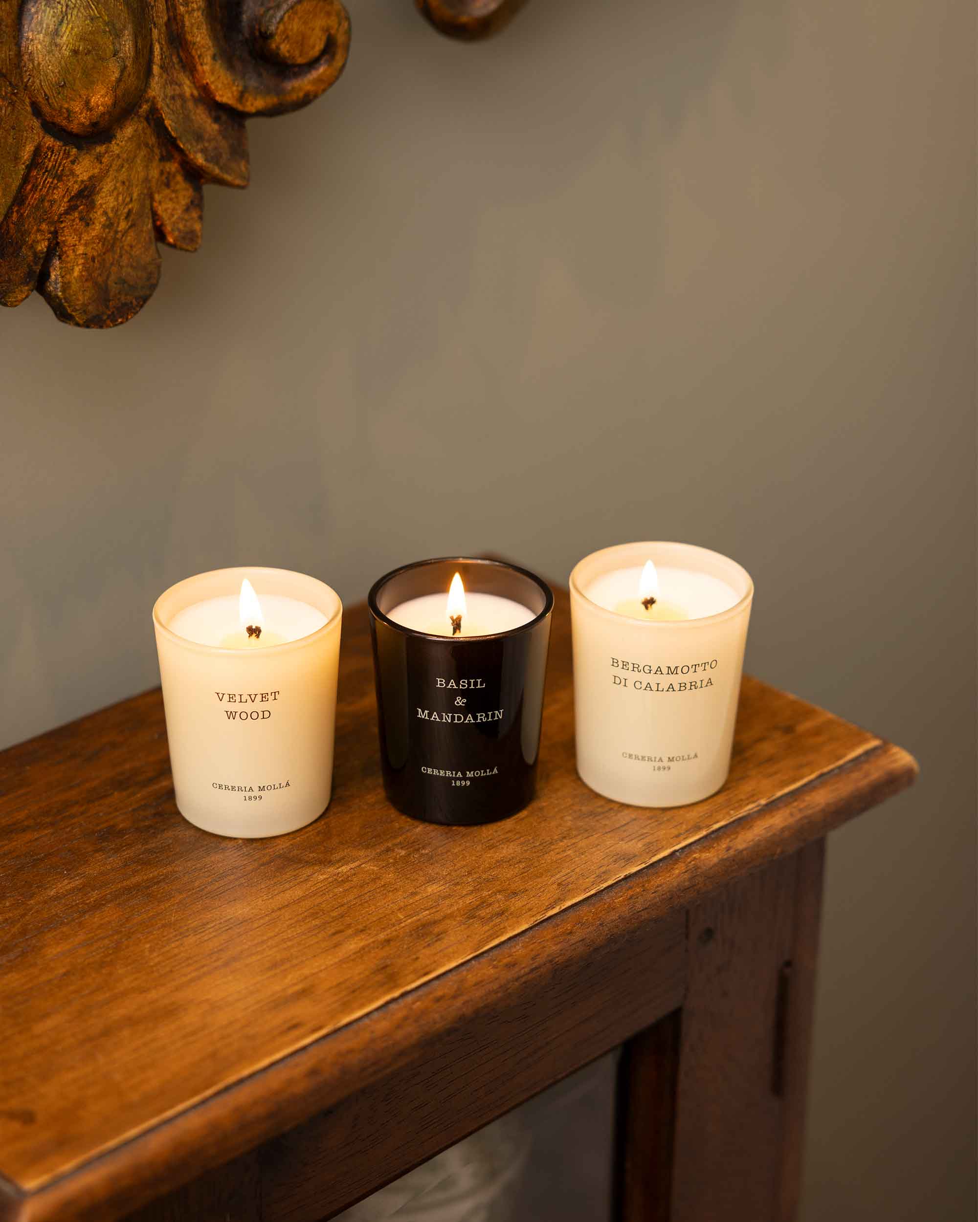 Set Regalo 3 Velas Mini