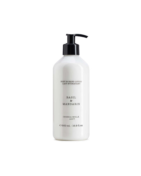 Buy Basil & Mandarin 500ml Body Lotion – Cereria Mollá 1899