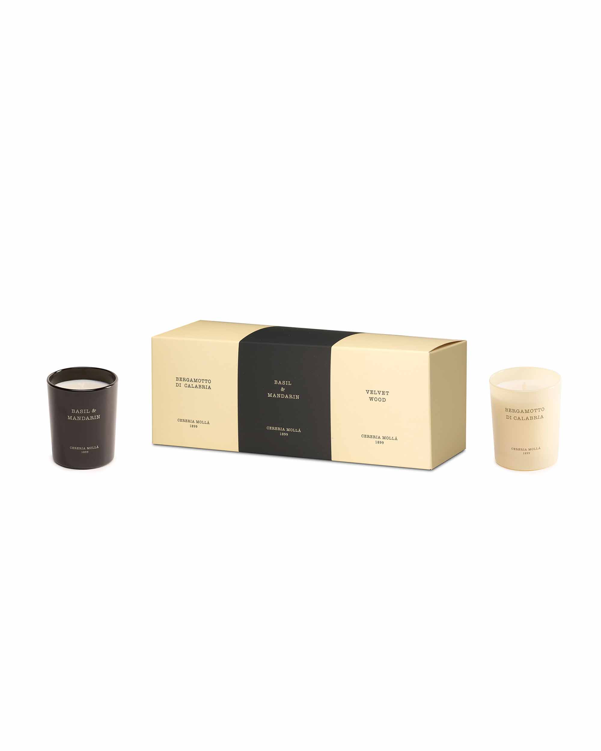 Set Regalo 3 Velas Mini