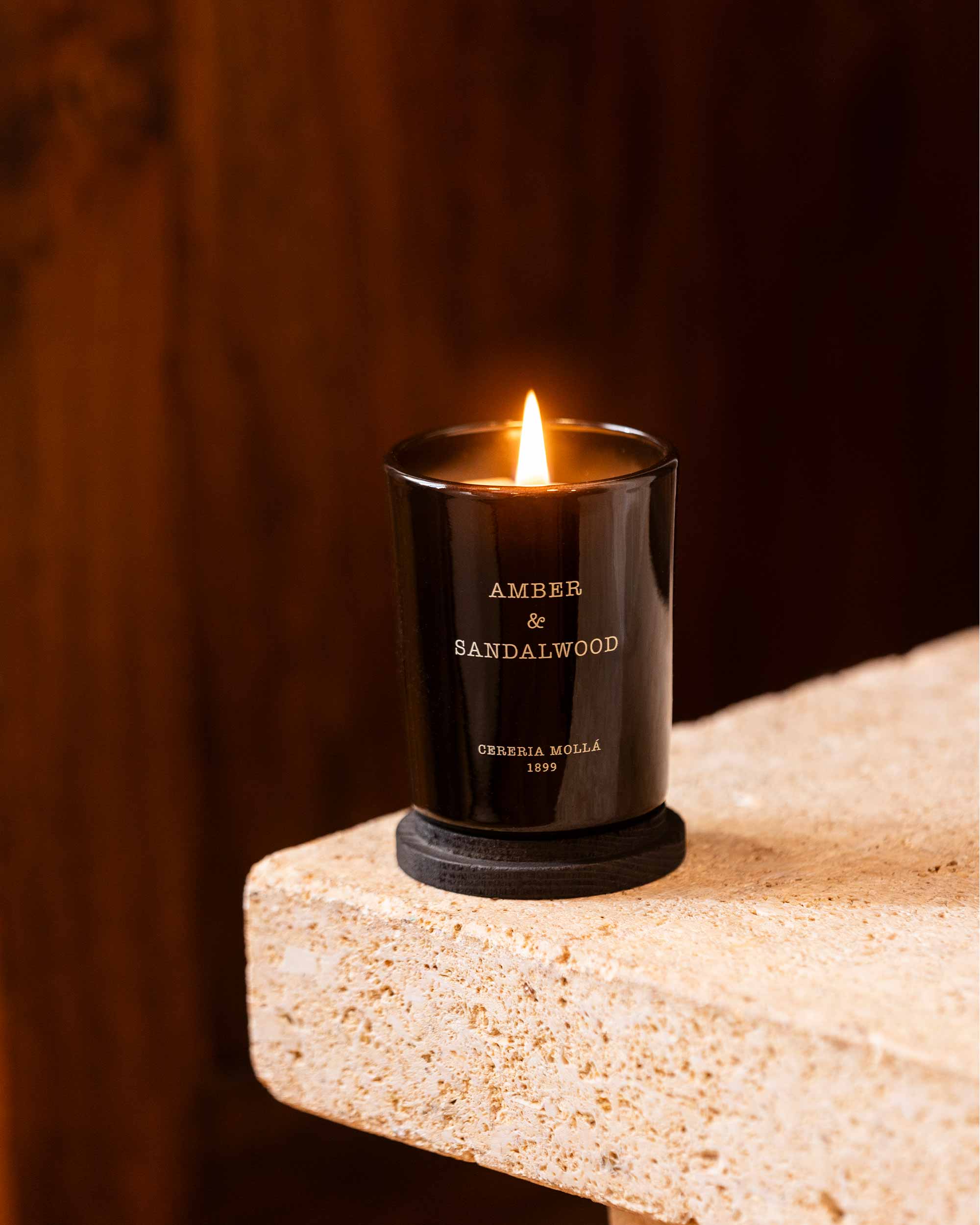 Mini Vela Amber & Sandalwood 70gr